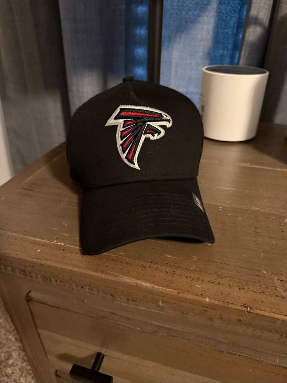 Atlanta Falcons Black Cap with Embroidered Logo